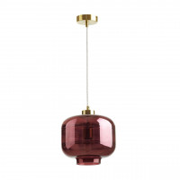Подвесной светильник Storbi Odeon Light 1*60W E27 бордовый 4772/1