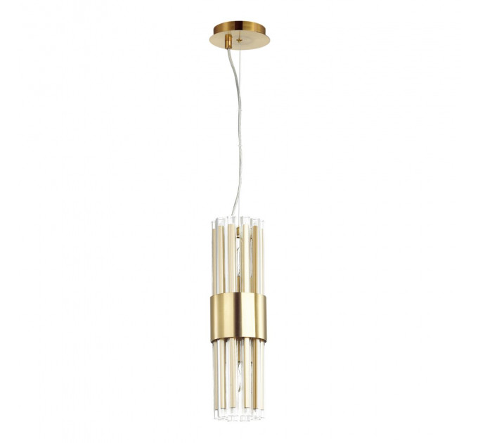 Подвесной светильник Viketa Odeon Light 2*40W E14 золотистый 4786/2