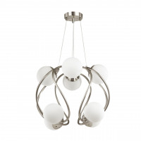 Подвесная люстра Slota Odeon Light 8*40W G9 никель 4807/8