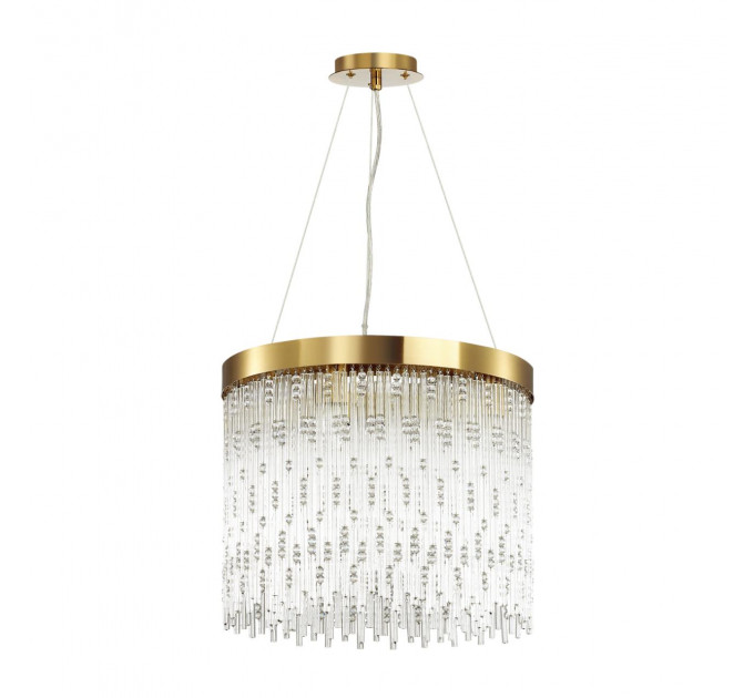 Подвесная люстра Refano Odeon Light 5*40W Е14 золотистый 4848/5