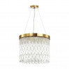 Подвесная люстра Refano Odeon Light 5*40W Е14 золотистый 4848/5