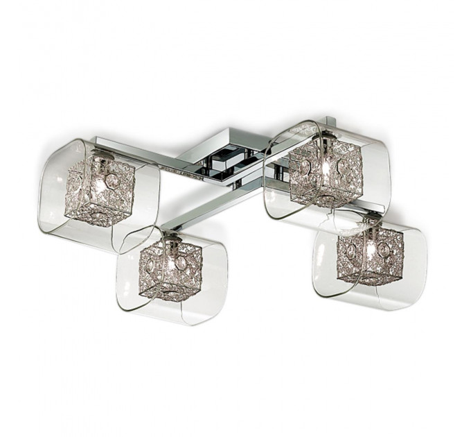 Потолочная люстра Forta Odeon Light 4*40W G9 хром 2006/4C