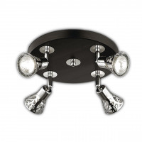 Потолочный светильник Bierzo Odeon Light 4*50W GU10 хром 2612/4C