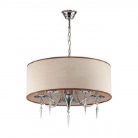 Подвесная люстра Ofelia Odeon Light 5*40W Е14 серый/хром3210/5A