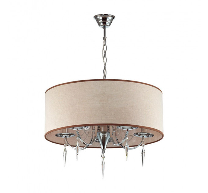 Подвесная люстра Ofelia Odeon Light 5*40W Е14 серый/хром3210/5A