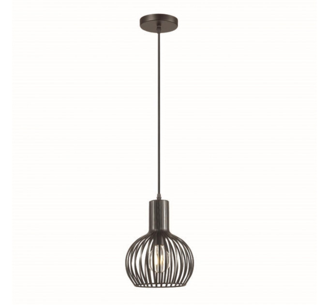 Подвесной светильник Luvi Odeon Light 1*60W Е27 черный 3380/1A