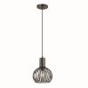 Подвесной светильник Luvi Odeon Light 1*60W Е27 черный 3380/1A