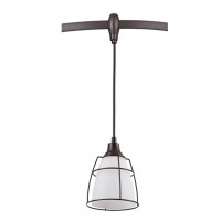 Подвесной трековый светильник Lofia Odeon Light 1*60W Е14 3806/1A