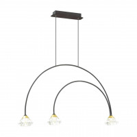 Подвесной светильник Arco Odeon Light 3*5W G9 черный 4100/3