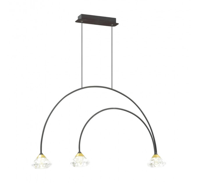 Подвесной светильник Arco Odeon Light 3*5W G9 черный 4100/3