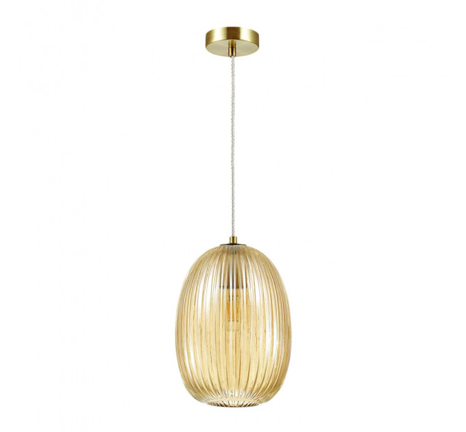 Подвесной светильник Dori Odeon Light 1*60W E27 янтарный 4704/1