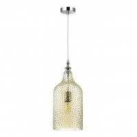 Подвесной светильник Pelo Odeon Light 1*60W E27 коньячный 4710/1