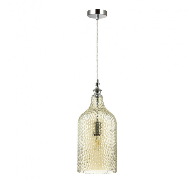 Подвесной светильник Pelo Odeon Light 1*60W E27 коньячный 4710/1