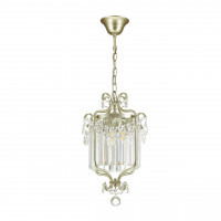 Подвесной светильник Sharm Odeon Light 3*40W E14 серебро/хрусталь 4686/3
