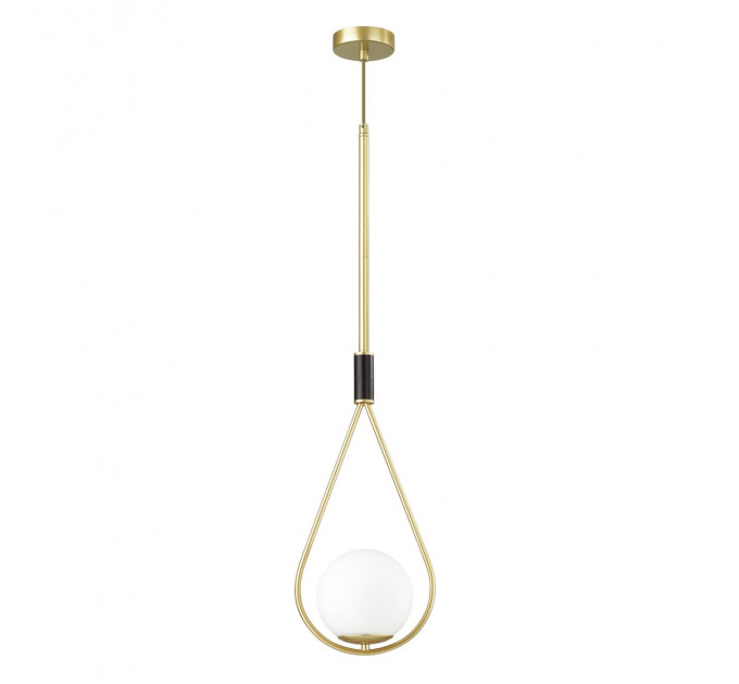 Подвесной светильник Flari Odeon Light 1*40W Е14 золотистый 4810/1