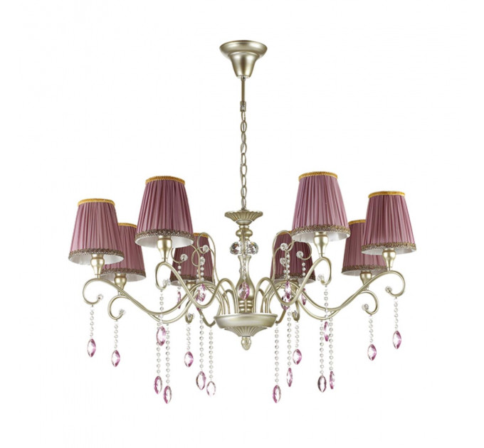 Подвесная люстра Gaellori Odeon Light 8*40W E14 фиолетовый 3393/8