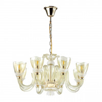 Подвесная люстра Floriana Odeon Light 8*40W Е14 золото/шампань 4003/8