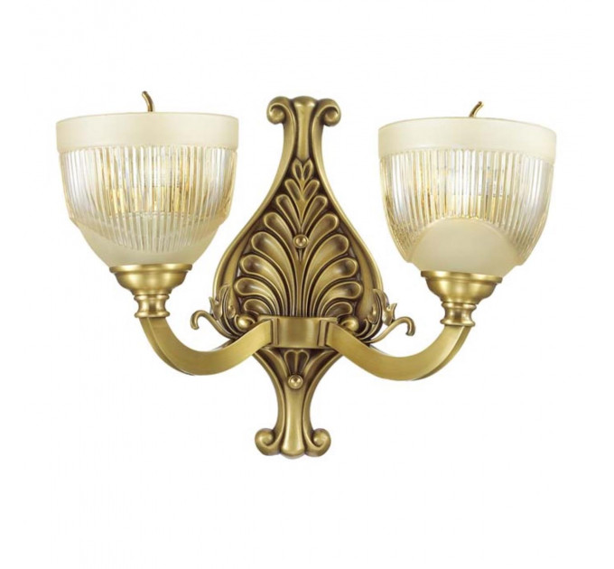 Настенное бра Piemont Odeon Light 2*40W Е14 бронза 3998/2W