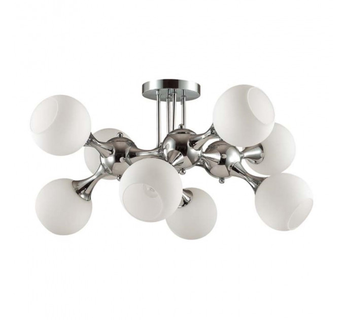 Потолочная люстра Miolla Odeon Light 8*60W Е27 белый 3972/8C