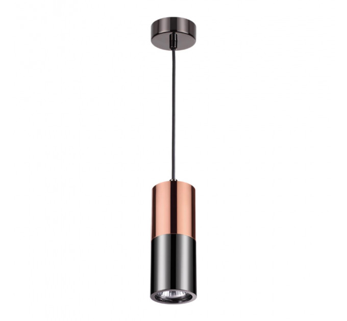 Подвесной светильник Duetta Odeon Light 1*50W GU10 черный/медь 3583/1