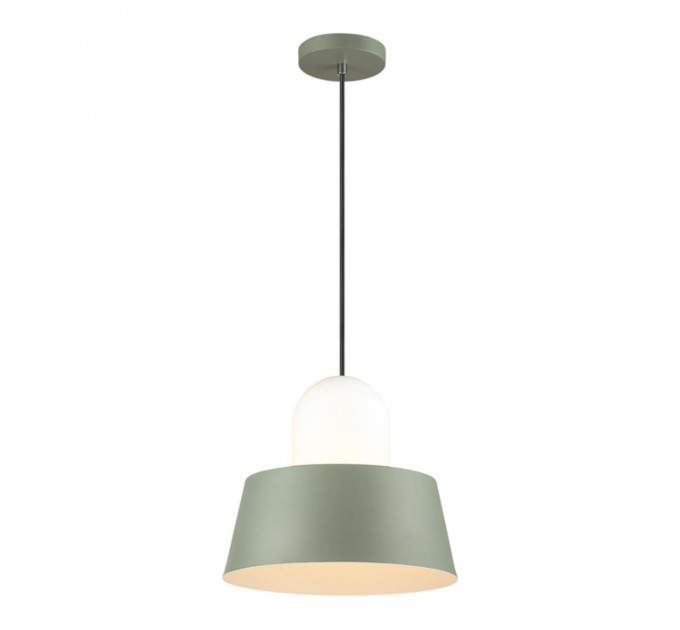 Подвесной светильник Alur Odeon Light 1*60W Е27 зеленый 4142/1