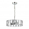 Подвесная люстра Brittani Odeon Light 5*40W E14 хром/хрусталь 4119/5