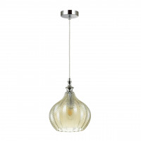 Подвесной светильник Lasita Odeon Light 1*60W Е27 коньячный 4708/1