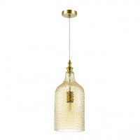 Подвесной светильник Pelo Odeon Light 1*60W E27 янтарный 4709/1