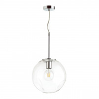 Подвесной светильник Savi Odeon Light 1*60W Е27 прозрачный/хром 4779/1