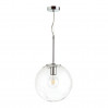 Подвесной светильник Savi Odeon Light 1*60W Е27 прозрачный/хром 4779/1