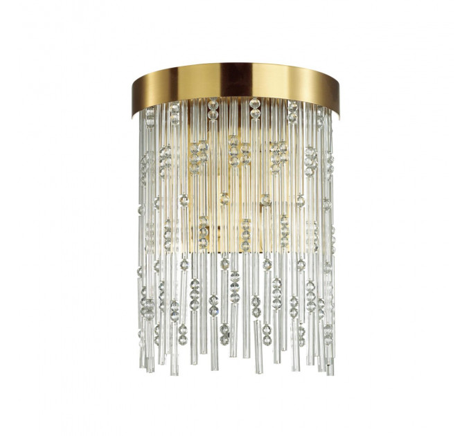 Настенный светильник Refano Odeon Light 2*40W Е14 золотистый 4848/2W