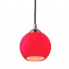 Подвесной светильник Eruca Odeon Light 1*60W E14 красный 1343/R