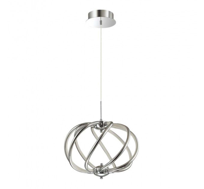 Подвесная люстра Leona Odeon Light LED 80W хром 4025/80L