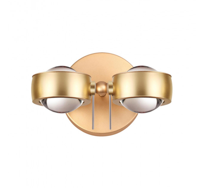 Настенное бра Ottico Odeon Light LED 2*20W золотистый 3874/40WL