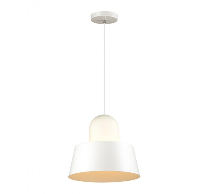 Подвесной светильник Alur Odeon Light 1*60W Е27 белый 4144/1