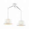 Подвесной светильник Loka Odeon Light 2*15W Е27 хром/белый 4160/2