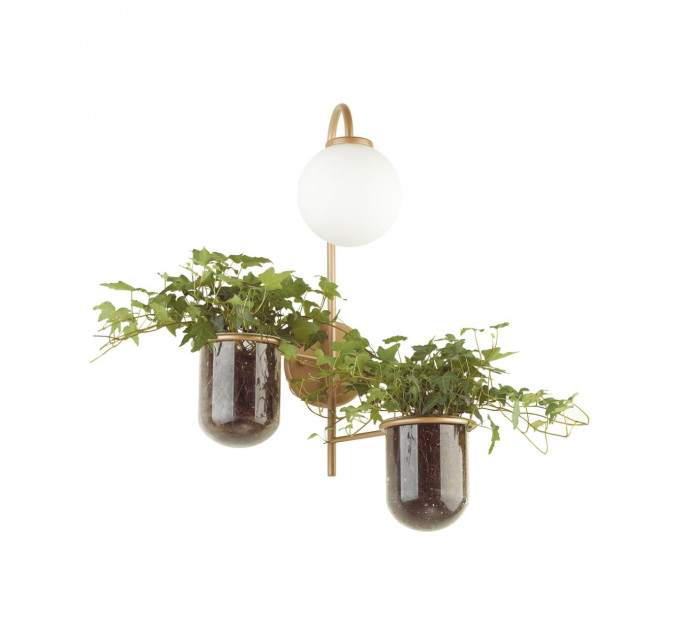 Настенный светильник Flower Odeon Light 1*40W Е14 белый 4682/1W
