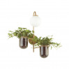 Настенный светильник Flower Odeon Light 1*40W Е14 белый 4682/1W