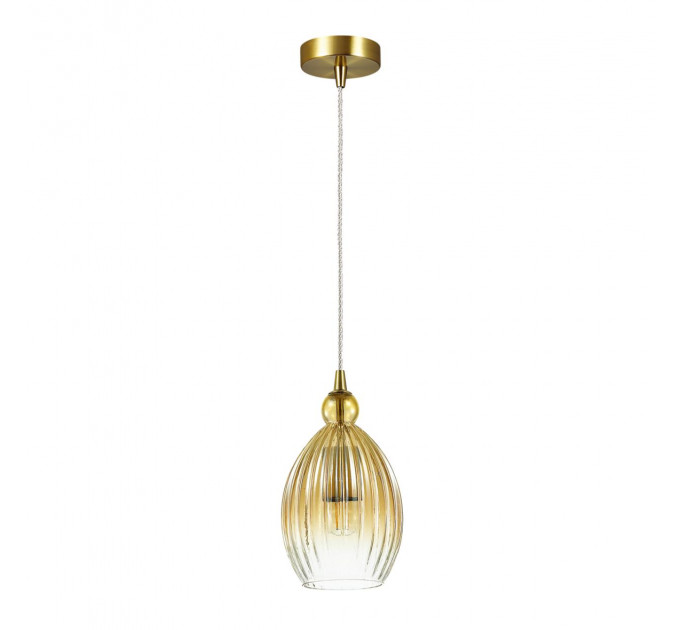 Подвесной светильник Storzo Odeon Light 1*60W E27 янтарный 4712/1