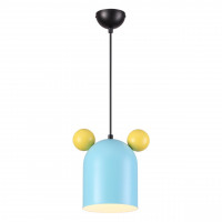 Подвесной светильник Mickey Kids Odeon Light 1*40W E27 голубой/желтый 4732/1