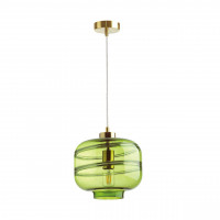 Подвесной светильник Storbi Odeon Light 1*60W E27 зеленый 4773/1