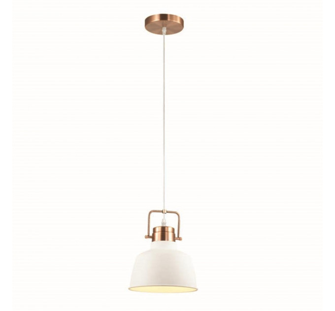 Подвесной светильник Sert Odeon Light 1*60W Е27 белый/медный 3324/1