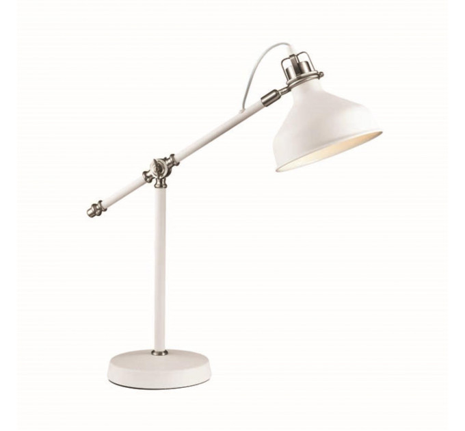 Настольная лампа Lurdi Odeon Light 1*40W Е27 белый 3331/1T