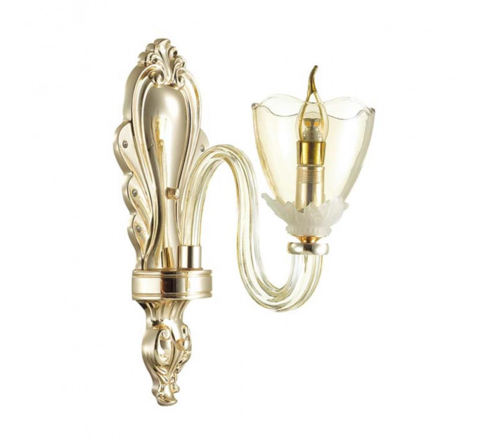 Настенное бра Floriana Odeon Light 1*40W Е14 золото/шампань 4003/1W