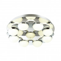 Потолочная люстра Conti Odeon Light LED 64W хром/белый 4106/64CL