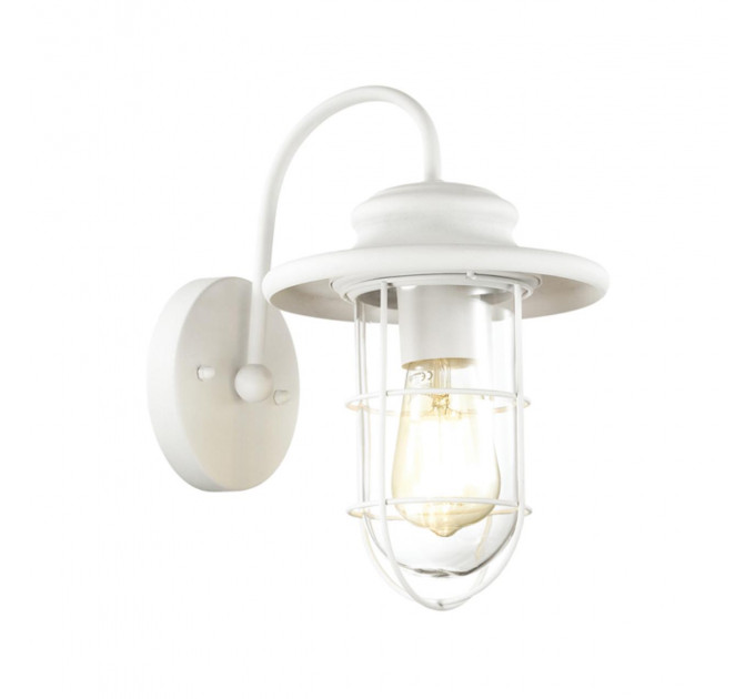Настенный уличный светильник Helm Odeon Light IP44 белый 4172/1W