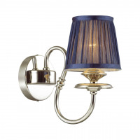 Настенное бра Mirella Odeon Light 1*40W Е14 хром/синий 4191/1W