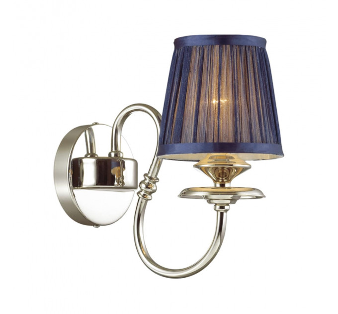 Настенное бра Mirella Odeon Light 1*40W Е14 хром/синий 4191/1W