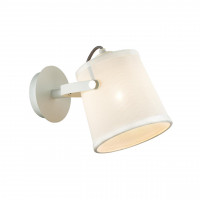 Настенное бра Loka Odeon Light 1*15W Е27 хром/белый 4160/1W