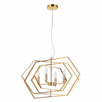 Подвесная люстра Stolla Odeon Light 4*40W Е14 золотистый 4663/4